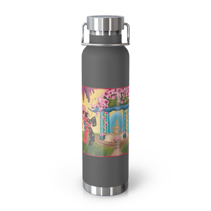 A Dance of Colors and Serenity by Carlo Chiostri Copper Vacuum Insulated Bottle, 22oz