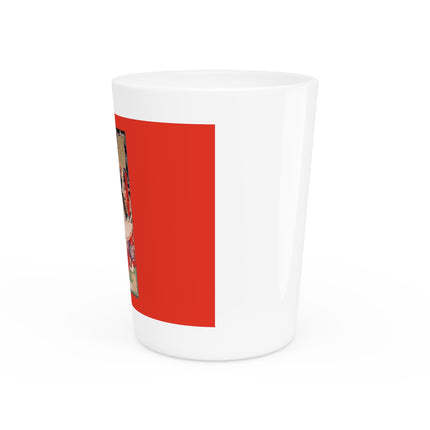 Earth for the Potted Plant by Tsukioka Yoshitoshi Ceramic Shot Glass