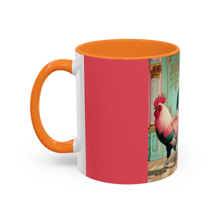 The Salon Rooster Colorful Mugs (11oz, 15oz)