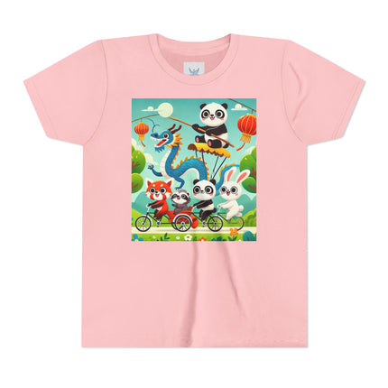 Rolling Along Together Youth Short Sleeve Tee