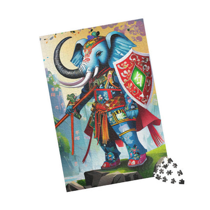 Cyberpunk Elephant Puzzle (110, 252, 520, 1014-piece)
