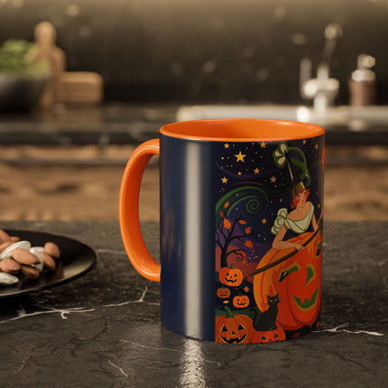 🧙‍♀️🎃 The Witch Of Pumpkin Moon Hollow Colorful Mug – Whimsical Halloween Magic