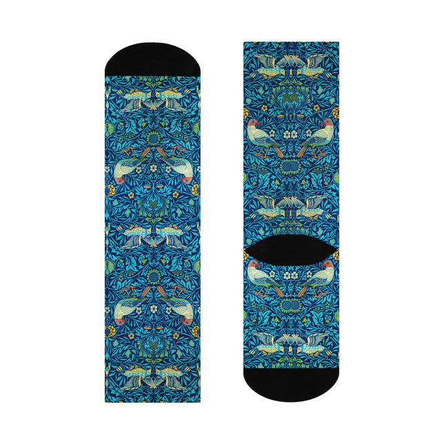 Birds by William Morris Cushioned Crew Socks