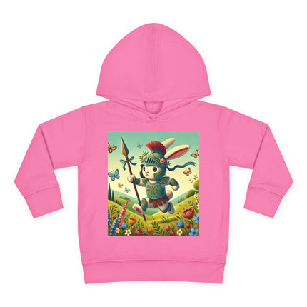 Rabbit Gladiator Toddler Pullover Fleece Hoodie