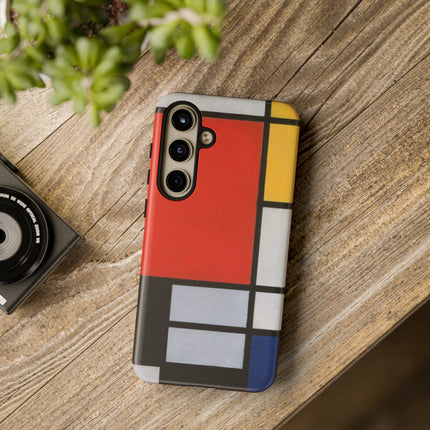 Composition with Red, Yellow, Blue, and Black by Piet Mondrian Phone Cases