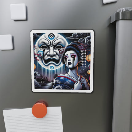 Geisha’s Black Ink Tears Die-Cut Magnets (5 Sizes)