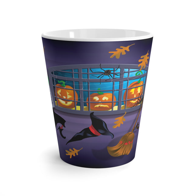 Whimsical Halloween Mischief Latte Mug
