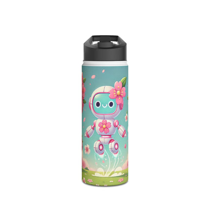 Sakura Sentinel Stainless Steel Water Bottle, Standard Lid
