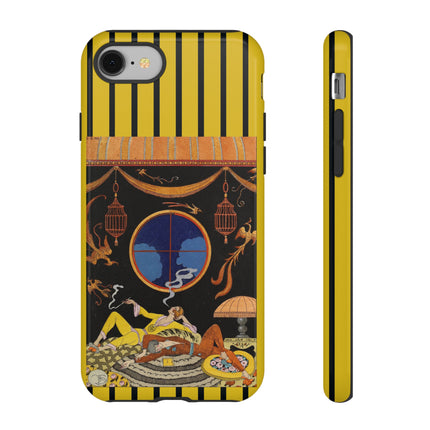 Falbalas et fanfreluches La paresse (Laziness) by George Barbier Phone Cases