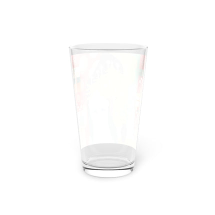 ❤️ The Lady Of The Candlelit Christmas Alcove Pint Glass – Art Deco Holiday Elegance