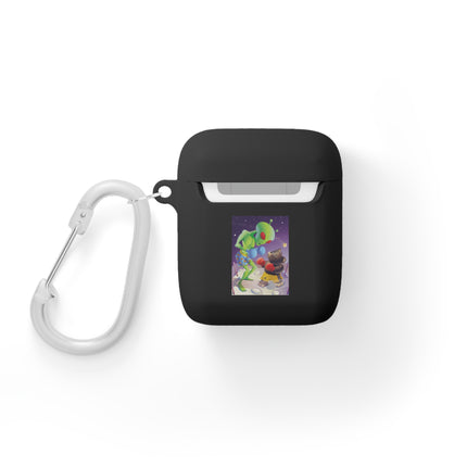 Interstellar Showdown – Alien Vs Bear Boxing AirPods Case