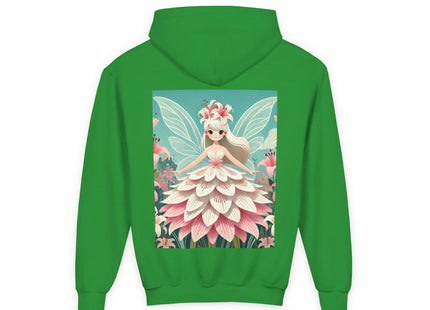 Lily Fairy in Bloom Youth Heavy Blend Hooded Sweatshirt