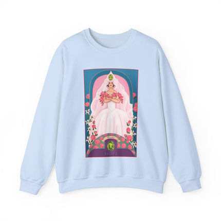 August & Peridot (from the Gem Series) by Sofia Chiostri Unisex Heavy Blend™ Crewneck Sweatshirt