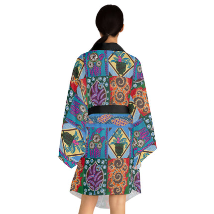Floral Design by Emile-Alain Séguy Long Sleeve Kimono Robe (AOP)