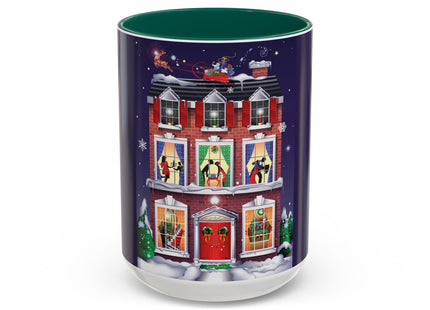 A Christmas Eve Celebration Colorful Mugs (11oz, 15oz)