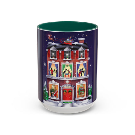 A Christmas Eve Celebration Colorful Mugs (11oz, 15oz)