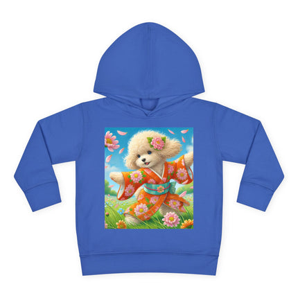 Chrysanthemum Meadow Play Toddler Pullover Fleece Hoodie
