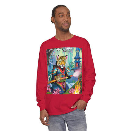 Cyberpunk Leopard Long Sleeve T-Shirt