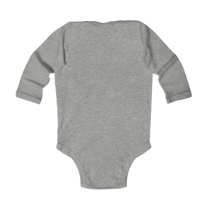 Seagull Riding a Wave Baby Long Sleeve Bodysuit – Ocean Adventure Coastal Design