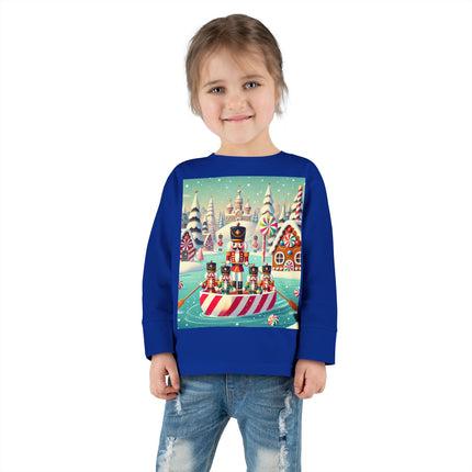Nutcracker Candy-Striped Adventure Toddler Long Sleeve Tee