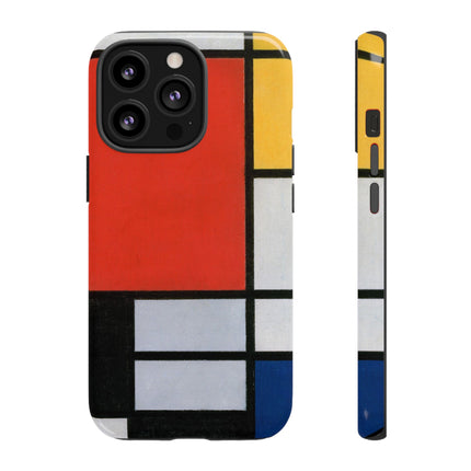 Composition with Red, Yellow, Blue, and Black by Piet Mondrian Phone Cases