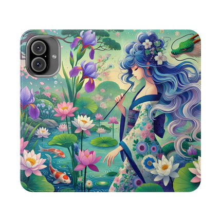 Fairy of the Koi Pond Flip Case – Mystical Harmony & Pond Enchantment