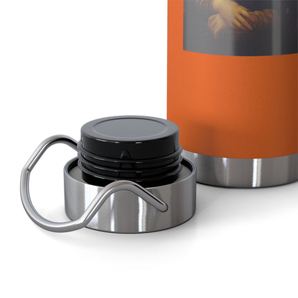Mona Lisa by Leonardo da Vinci Copper Vacuum Insulated Bottle, 22oz