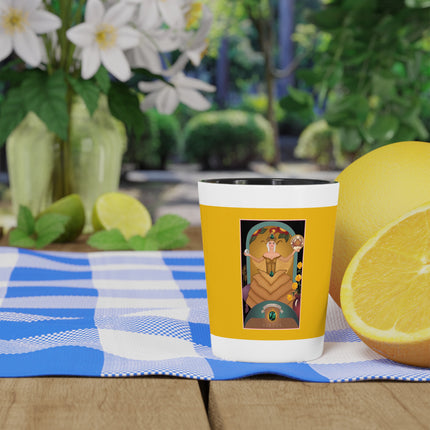 June & Pearl, Alexandrite (from the Gem Series) by Sofia Chiostri Ceramic Shot Glass