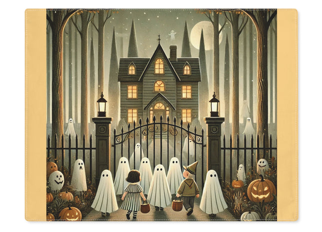 Ghostly Welcome – A Halloween Night Placemat, 1pc