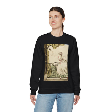 Sur talons rouges (On Red Heels) pl 02 by Gerda Wegener Heavy Blend™ Crewneck Sweatshirt