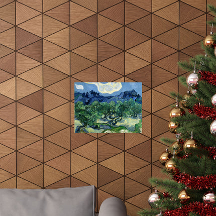 Olive Trees by Vincent Van Gogh Matte Horizontal Posters