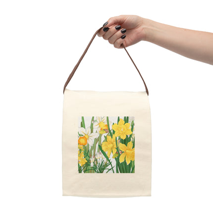 Daffodil by Tanigami Kônan Canvas Lunch Bag with Straps