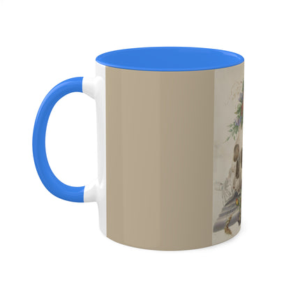 Vanitas Still Life by Herman Henstenburgh Colorful Mugs, 11oz