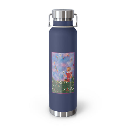 Whimsical Moments Copper Vacuum Insulated Bottle, 22 oz