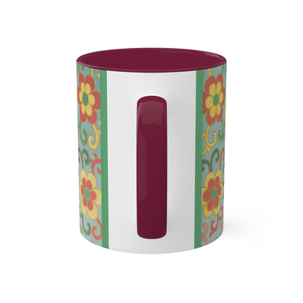 Examples of Chinese Ornament, Pl.09 by Owen Jones Colorful Mugs, 11oz