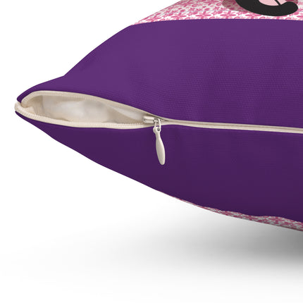 Joy of Friendship Spun Polyester Square Pillow