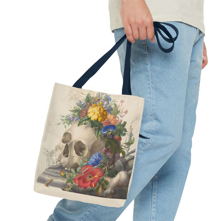 Vanitas Still Life by Herman Henstenburgh Tote Bag (AOP)
