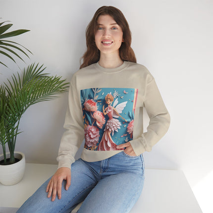 Peony Fairy Unisex Heavy Blend™ Crewneck Sweatshirt
