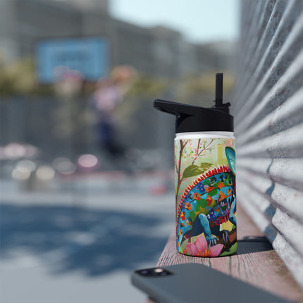 Camouflage Chameleon Stainless Steel Water Bottle