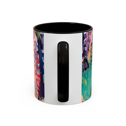 Golden Wisteria Symphony Colorful Mugs (11oz, 15oz)