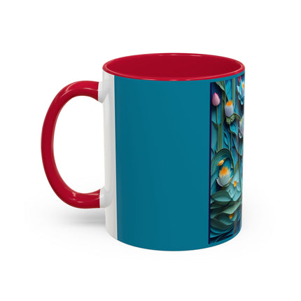 Ethereal Moonlit Lake Colorful Mugs (11oz, 15oz)