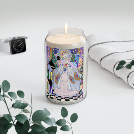 🎄✨ The Lady Of The Christmas Ornament Scented Soy Candle – Art Deco Holiday Fantasy