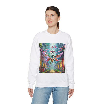 Neon Swarm Unisex Heavy Blend™ Crewneck Sweatshirt