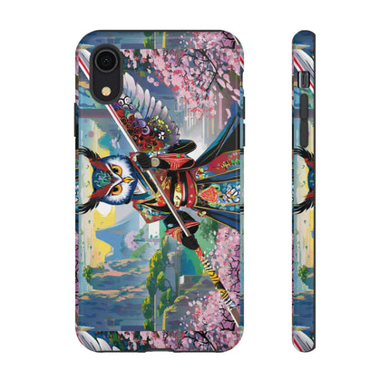 Cyberpunk Samurai Owl Phone Cases