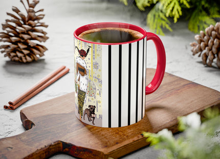 Wrapped in Elegance Colorful Mugs (11oz, 15oz)