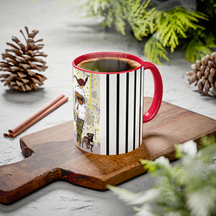 Wrapped in Elegance Colorful Mugs (11oz, 15oz)