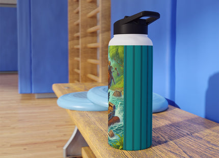 The Daring Drake Stainless Steel Water Bottle, Standard Lid