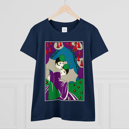 Two Pierrots Women's Midweight Cotton Tee