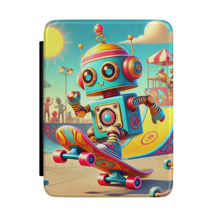 The Skate Park Robot Kindle Cover – Action, Energy & Retro Fun