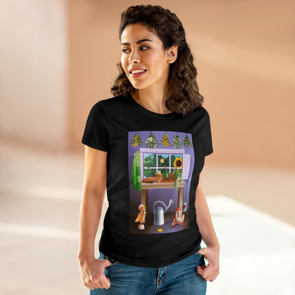 A Gardener's Haven Women's Midweight Cotton Tee